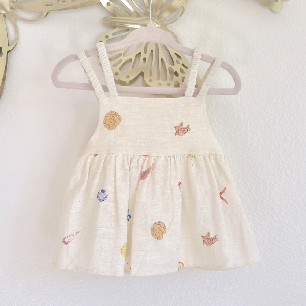 🐚 NWOT Zara Linen Shell Top